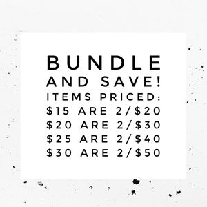 Bundle to save!